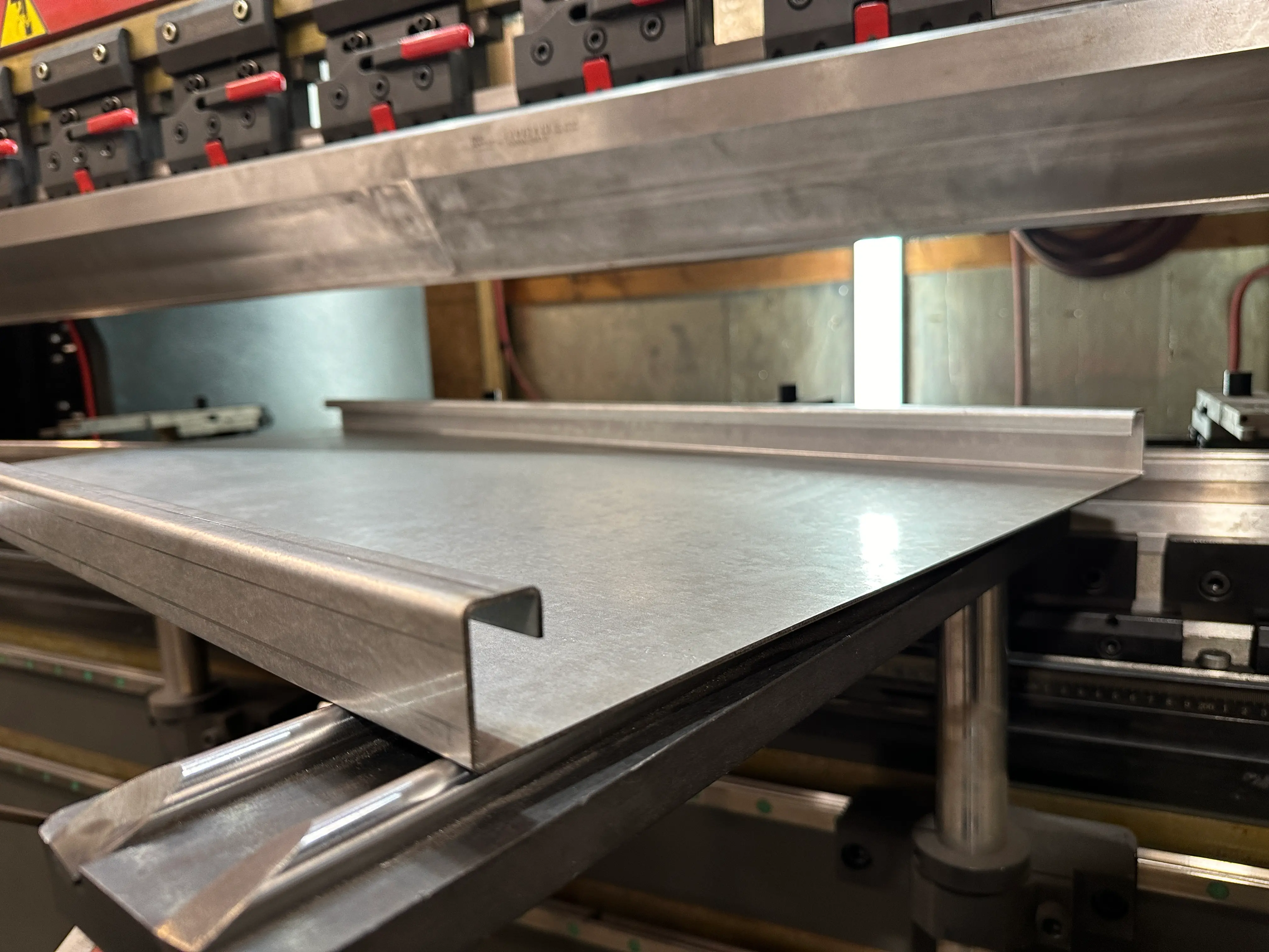 CNC press brake sheet metal forming and bending at Accuracy Laser Bedford Indiana